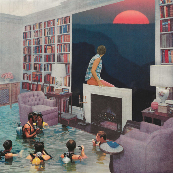 Longing  print of hand cut collage