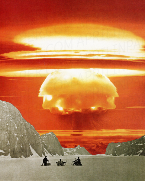 Future Fears - Fine Art Collage Print