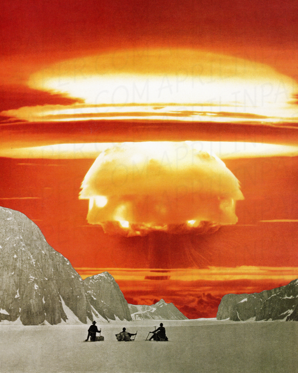 Future Fears - Fine Art Collage Print