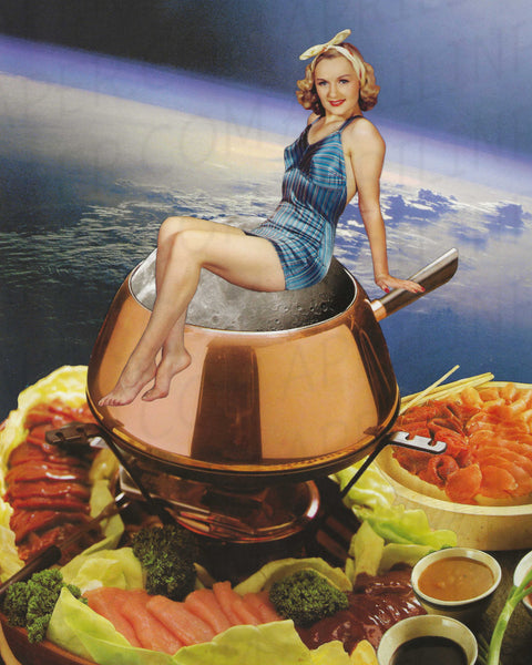 Moon Fondue Print