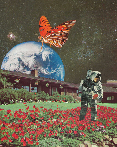 Picking Flowers Print