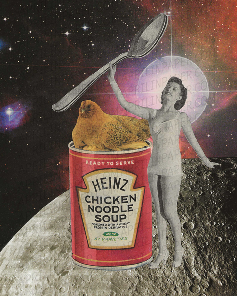 Lunar Chicken Soup Collage