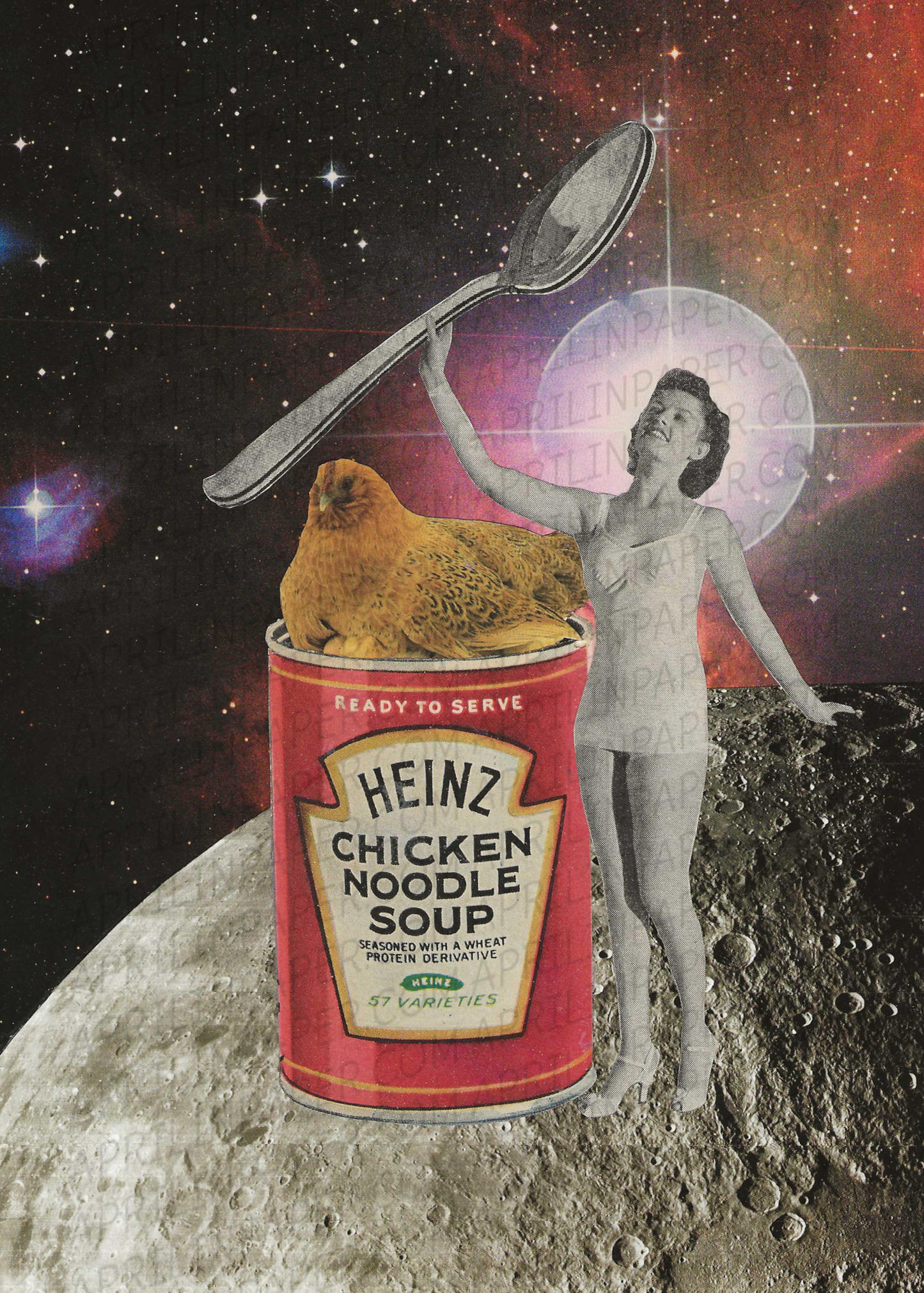 Lunar Chicken Soup Collage